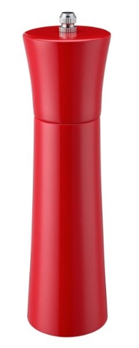 Colours' Wooden Pepper Mill 21Cm / 8Inch - Red 