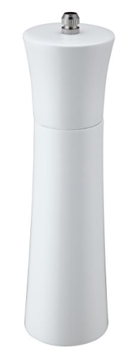 Colours' Wooden Pepper Mill 21Cm / 8Inch  White 