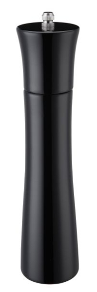 Colours'  Wooden Pepper Mill 24Cm/9Inch  Black 