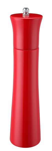 Colours' Wooden Pepper Mill 24Cm / 9Inch - Red 