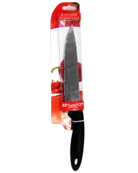 Cooks Knife 32.5Cm Cook & Eat, Black Handle 