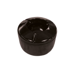 5Inch Melamine Ashtray Black 