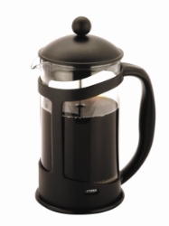Colours  6 Cup Cafetiere - Black 