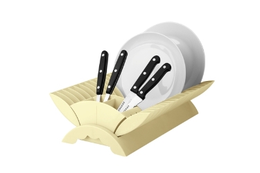 Colours Plate Drainer - Cream 
