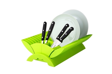 Colours Plate Drainer - Lime 