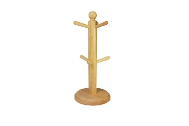 Naturals  Retro Mug Tree - Holds 6 Mugs 