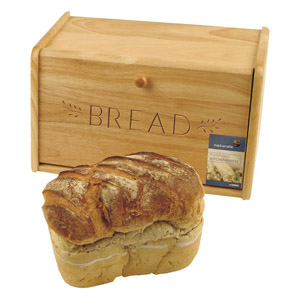 Naturals Wooden Bread Bin 
