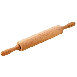 Naturals Wooden Rolling Pin With Handle 