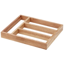 Naturals Wooden Cutlery Tray 