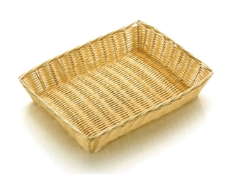 Poly Rattan Bask Rect 20 X 30 X 6 Cm /12Inchx8Inch 