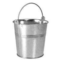 Galvanised Presentation Bcket 9.1X11.6X11Cm 