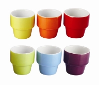 'Colours' 6Pc Egg Cup Set 