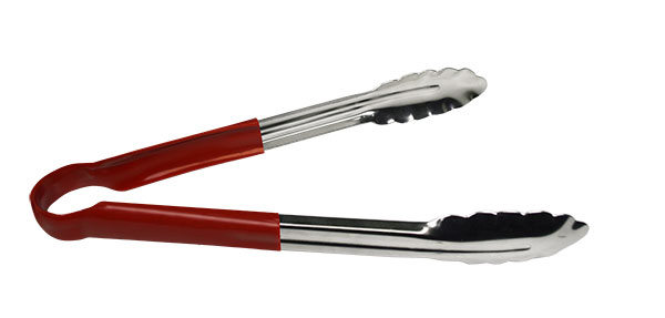 Utility Tong 9Inch Red 