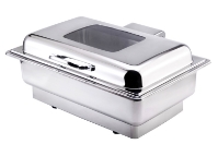 Sunnex 13.5L Elec Chafer Hinged, Window Lid 