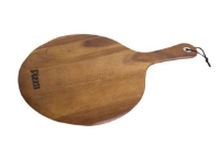 Wooden Presentation Round Pizza Board 30Cm 