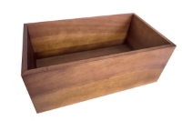 Wooden Acacia Presentation Crate 32Cm X 18Cm 