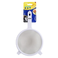 15Cm White Plastic Sieve With S/S Mesh 