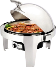 Sunnex Round Roll Top Elec Chafer 6.8L/36Cm 