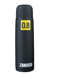 Zanussi Black .8Ltr Vacuum Flask 