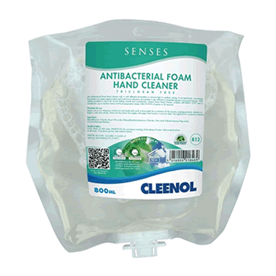 Senses Antibacterial Vegan Foam Hand Soap Pouch 800ml – Pack 3 