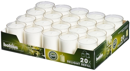bolsius Relight® Refills Clear (20 Pack) Bolsius, Relight, Refills, Clear, bolsius
