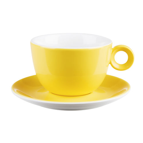 Yellow Bowl Shaped Cup 8oz  EACH 