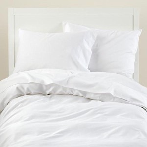 Double Douvet Cover - envelope style- White 