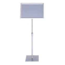 Freestanding Display Stand A3 Silver 