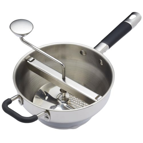 Heavy-Duty Moulin Sieve Rotary Food Mill Purée Maker 