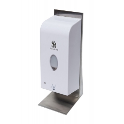SHORT S/ST FREE STANDING SAN STATION HOLDER 